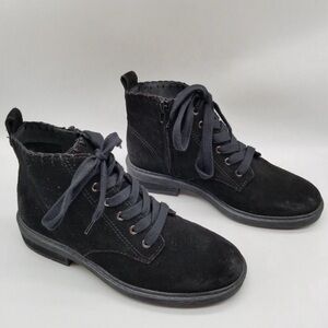 Zodiac Paisley black combat boots